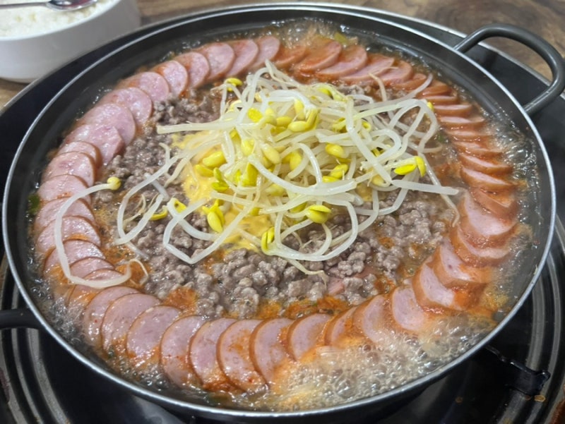 수원 맛집 이나경 송탄 부대찌개 먹고 온 후기