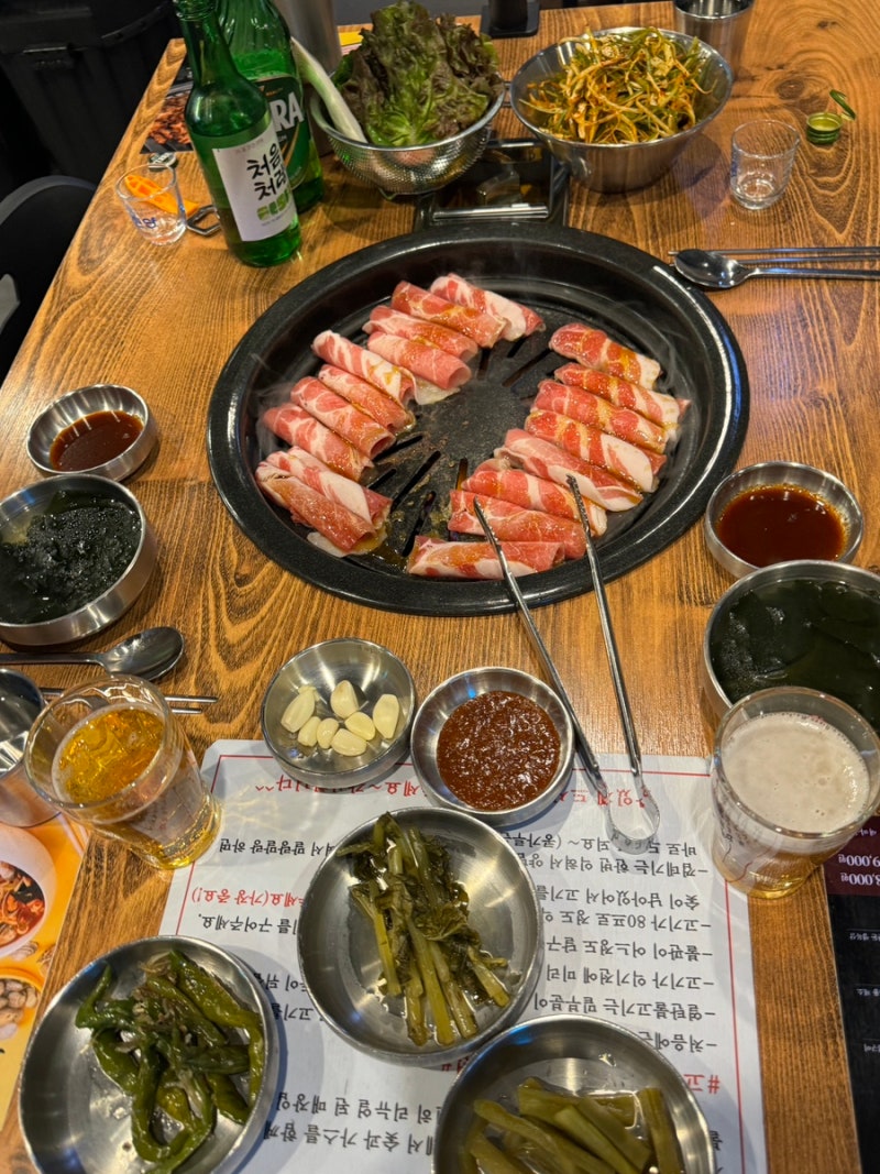 [당진 새마을 식당 /백종원 새마을식당 /연탄 불고기/7분돼지김치찌개]