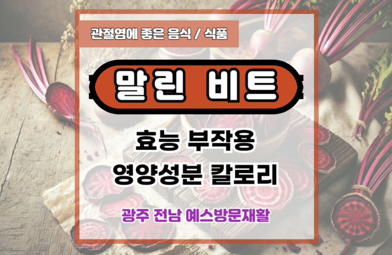 말린비트 건비트 효능, 부작용, 영양 성분.