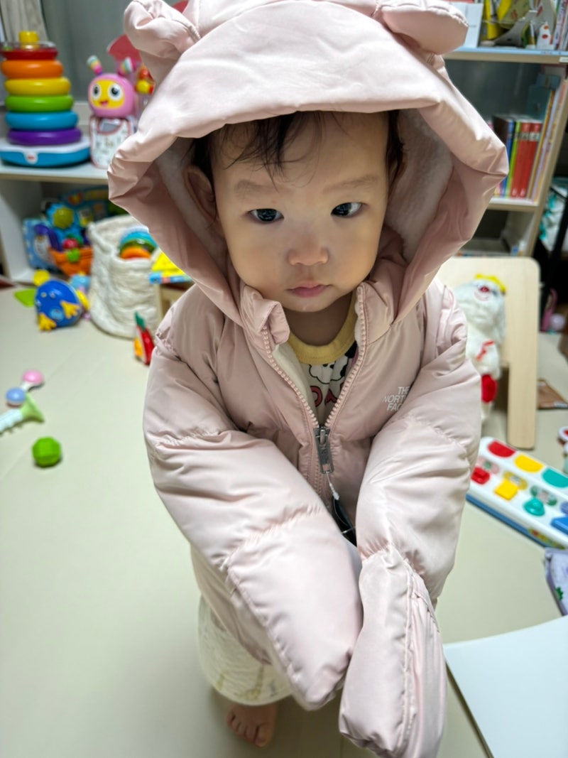 돌아기 패딩(ft.노스페이스 키즈, 노스페이스 베이비)