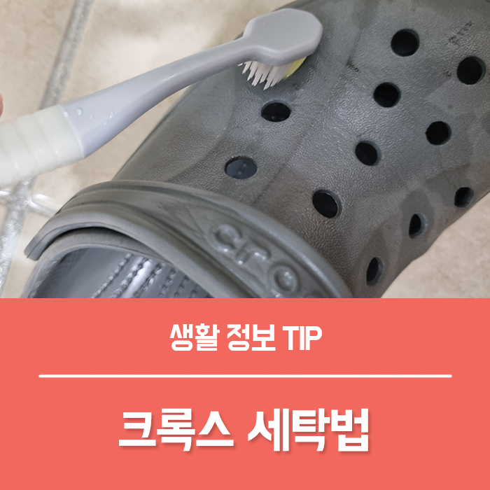  크록스 세탁법 세탁 세제만 있으면 간단해요!