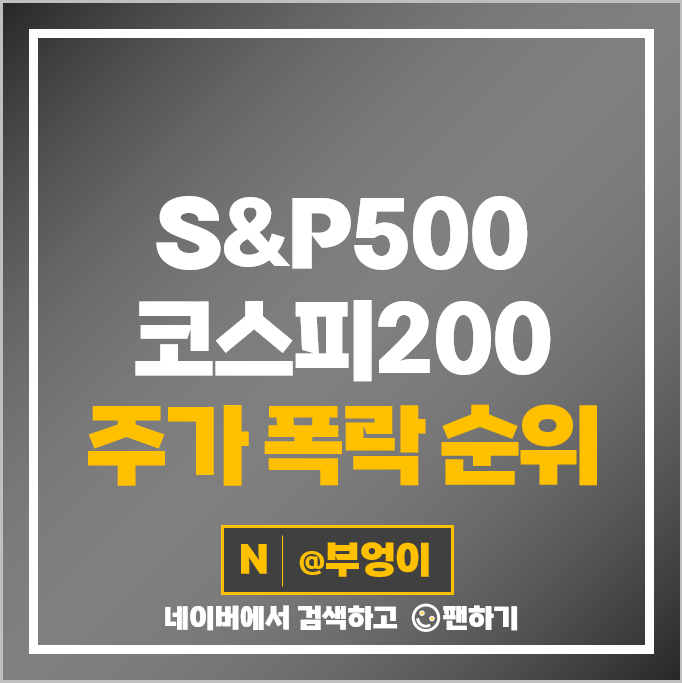 S&P500 지수 주가 폭락 모더나 인텔 주식 코스피200 하락 순위 금양 포스코DX S&P500 지수 주가 폭락 모더나 인텔 주식 코스피200 하락 순위 금양 포스코DX