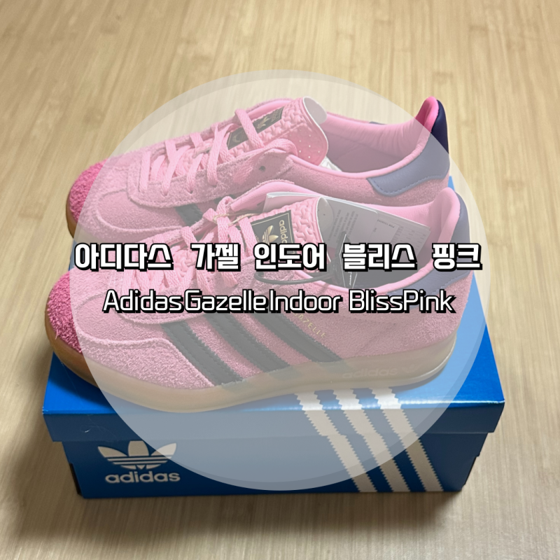 [리뷰]아디다스 가젤 인도어 블리스 핑크 IE7002 리뷰 (+사이즈팁)
