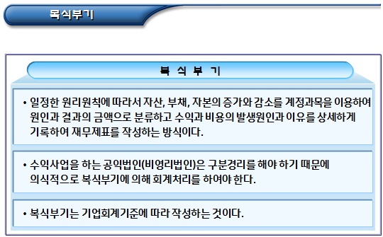 공익법인 회계순환 과정 및 흐름 공익법인 회계순환 과정 및 흐름