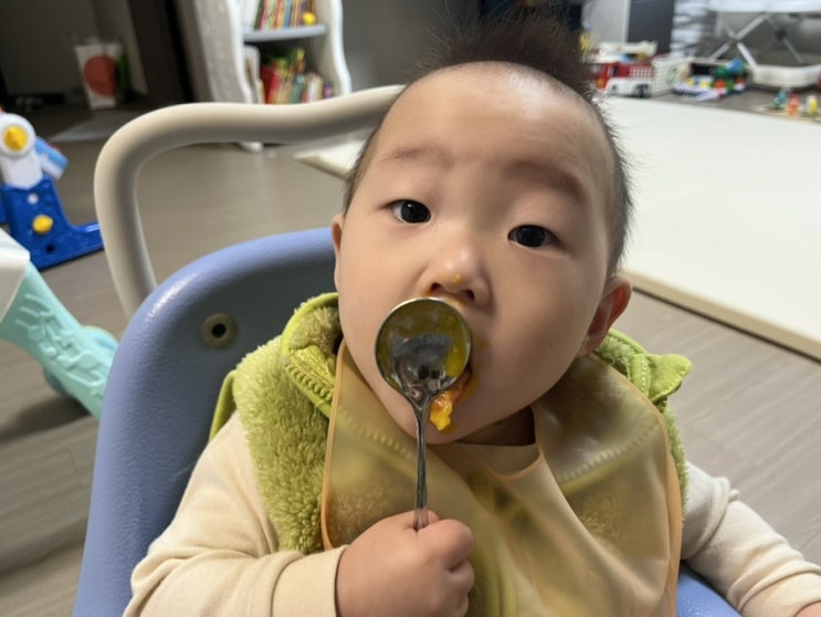  간단한 단호박 죽, 돌아기 간식 단호박 죽 밥으로 간단하게 만들기