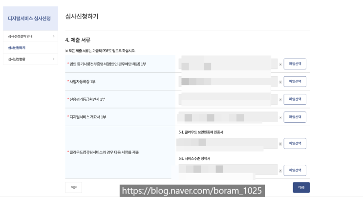  디지털서비스(SaaS, PaaS, IaaS) 카탈로그 계약 절차 - 수임 사례