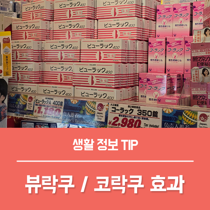  일본 변비약 뷰락쿠 코락쿠 효과 복용법 부작용, 변비의원인과 예방법
