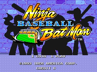  오락실 게임 기판 아이렘 야구왕배트맨 Irem Ninja Baseball Batman