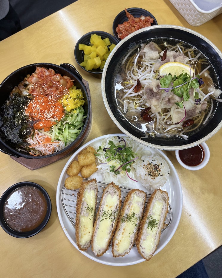  [여수 학동 점심 맛집] 여수 국수나무 학동점 매운소고기쌀국수 스페셜치즈카츠 국수나무알밥 가성비맛집