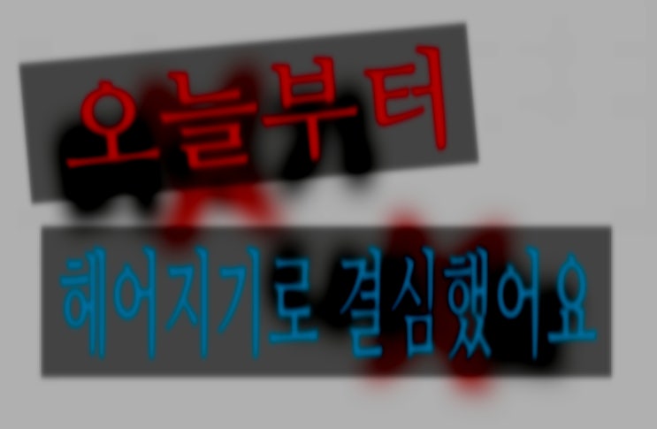  [블로그씨 답변] 이대로 도저히 안되겠어요! 오늘부터 oo랑 헤어지기로 독한 마음먹고 결심했습니다. (feat. 좋은 이별 & 새로운 만남)