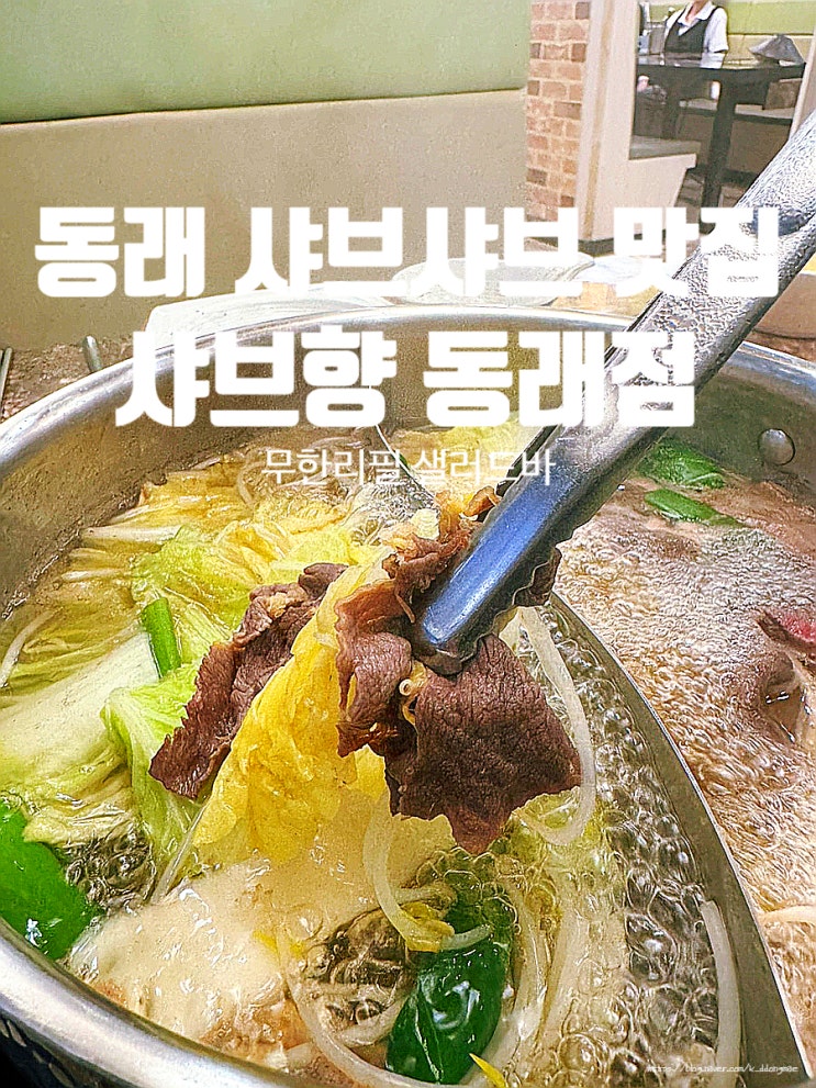  동래 샤브샤브 맛집 '샤브향 동래점' 동래 가족모임장소 추천