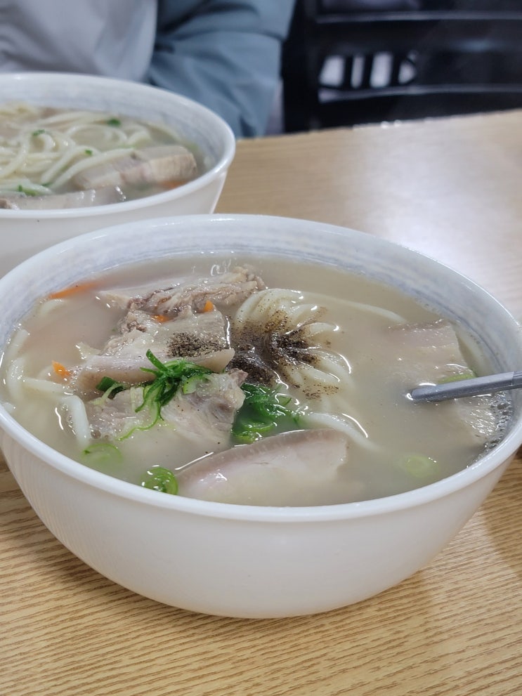  제주공항 근처 고기국수 골막식당 현지인 맛집