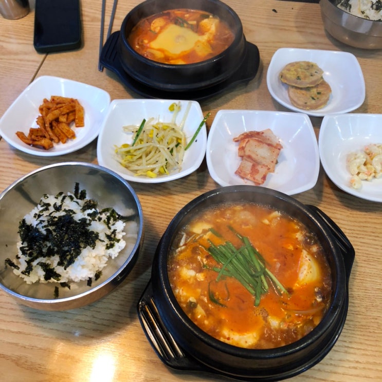  인하대후문 맛집 킹콩순두부 생방송투데이 순두부찌개 가성비 갑