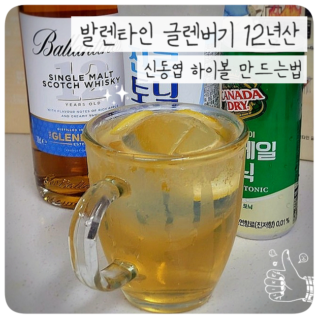  신동엽의 발렌타인 글렌버기 12년 하이볼 만드는법 진저에일 vs 토닉워터