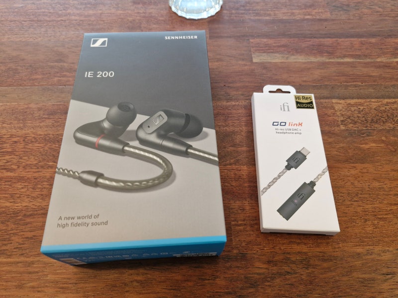 젠하이저 IE200 인이어 이어폰/iFi Go Link DAC 후기