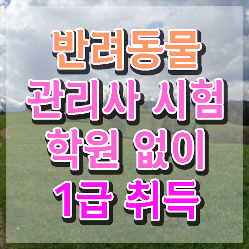  반려동물관리사 교재 , 반려동물관리사 자격증 1급,2급 동시에 취득한 정보 완벽 정리