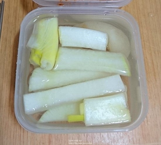 간편 동치미 레시피 한국음식 간편레시피