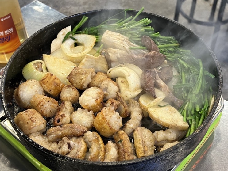  부천 신중동역 맛집[60년전통신촌황소곱창 중동직영점]n번째 간 곱창구이 추천