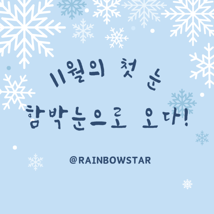  11월의 첫 눈 함박눈!! (feat. 청담역 파스쿠치)