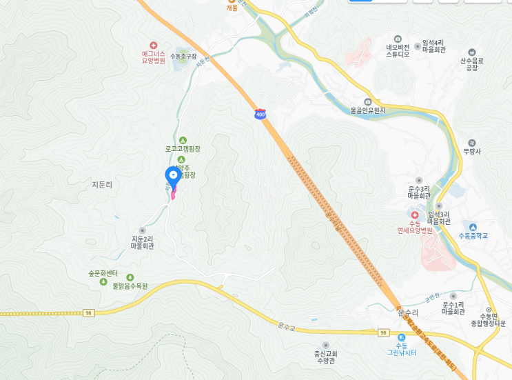  수동면 지둔리 토지 25억 매매(평당 200만)