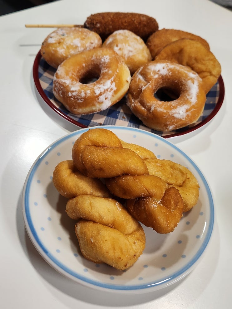  춘천도너츠맛집 [엄마랑도너츠] 옛날 도너츠 배송 받아 먹어봤어요