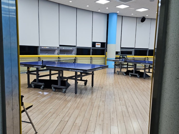  고양 장미란체육관 탁구장 무료 이용하세요!