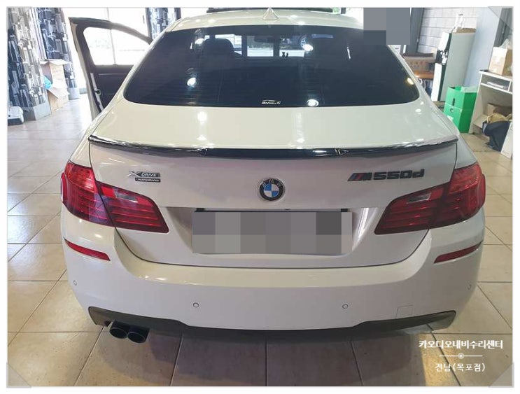  BMW 520D 전남 목포 순정모니터 화면 네비무한로딩 및 여러 가지 증상으로 확인해 보니 NBT 오디오 하드드라이브 고장으로 인한 수리 완료
