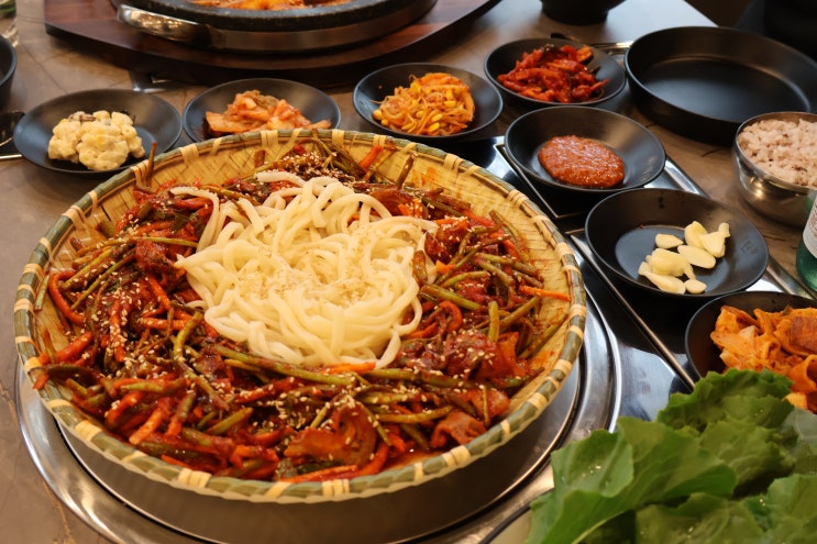  반월동 맛집 점심특선 돌판오징어 해탄