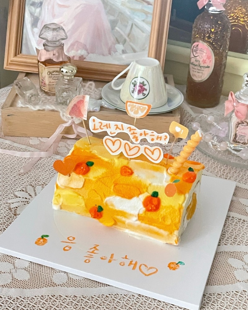 여수 오렌지 롤케이크 : 네이버 블로그