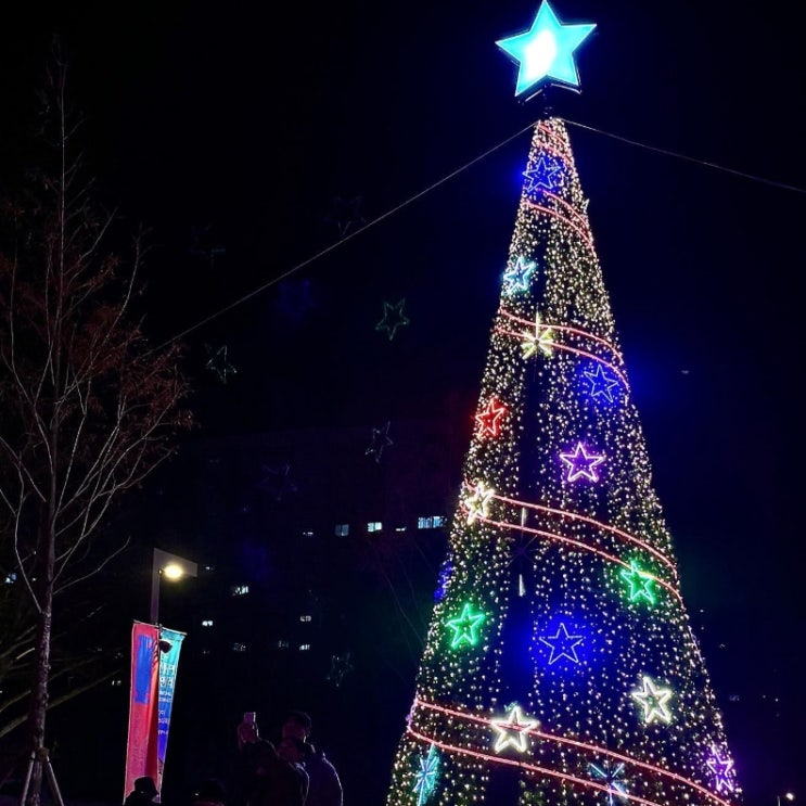  진주 겨울 가볼만한 곳, 대형 크리스마스 트리가 있는 철도문화공원