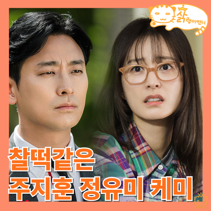 사랑은 외나무다리에서 주지훈 정유미 로코 케미 1회 2화 티빙 드라마 추천