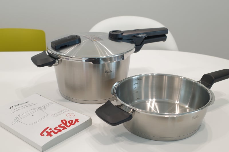 Fissler 휘슬러 비타퀵 프리미엄 압력솥 22cm 쿼트로 (2.5L+4.5L)