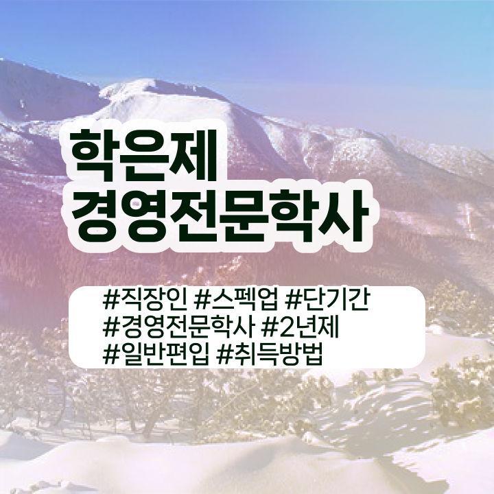  경영학 책 , 경영학 학위 관련학과 아니어도 인강으로 단기간에 준비하는 꿀팁 모음