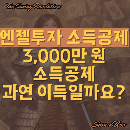  엔젤투자 소득공제, 3,000만 원 소득공제 과연 이득일까요?