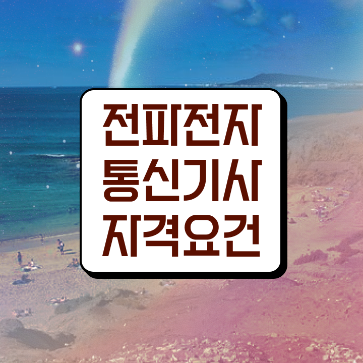  전파전자통신기사 취득자격 독학으로 단기간에 완료한 과정