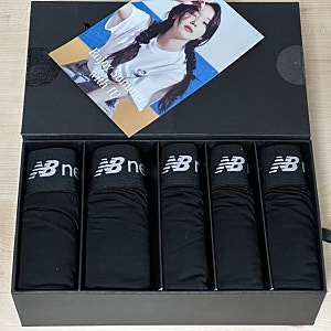 뉴발란스 MEN 코어 모달드로즈 블랙 5P 구매후기