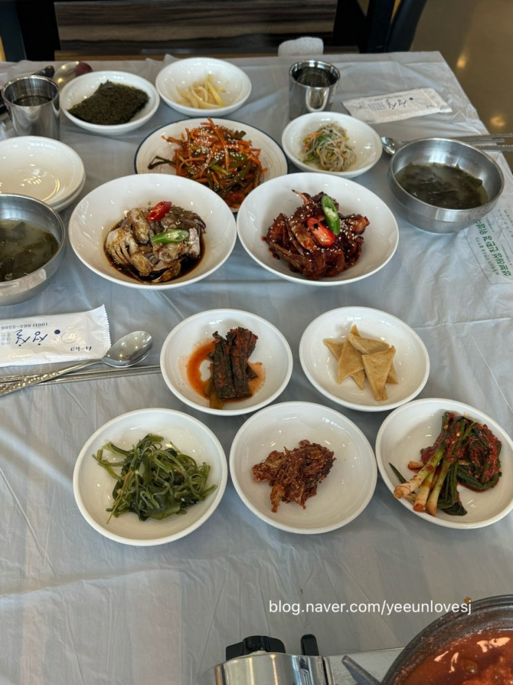  여수맛집 점심밥집 갈치조림 서대회무침 돌게장 여수게장부자식당