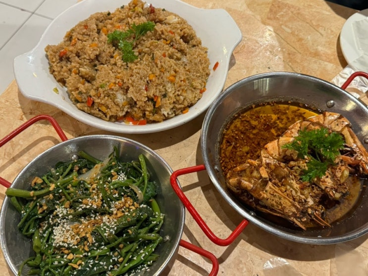 레드크랩 보홀 필리핀보홀여행 보홀맛집 갈릭버터새우 모닝글로리 상하이볶음밥 내돈내산 찐솔직후기