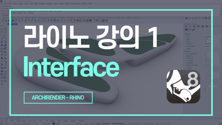  라이노 강의 1, Rhino Interface