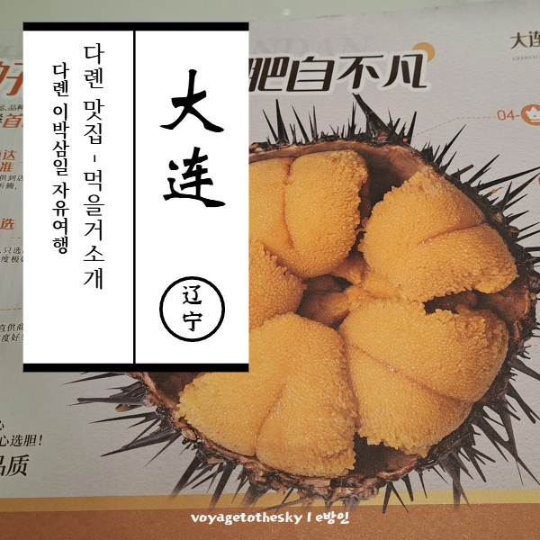  다롄의 성게알만두맛집 I 그외 다롄에선 무얼 먹어야 하는지 I 2박3일 중국자유여행 맛집찾기