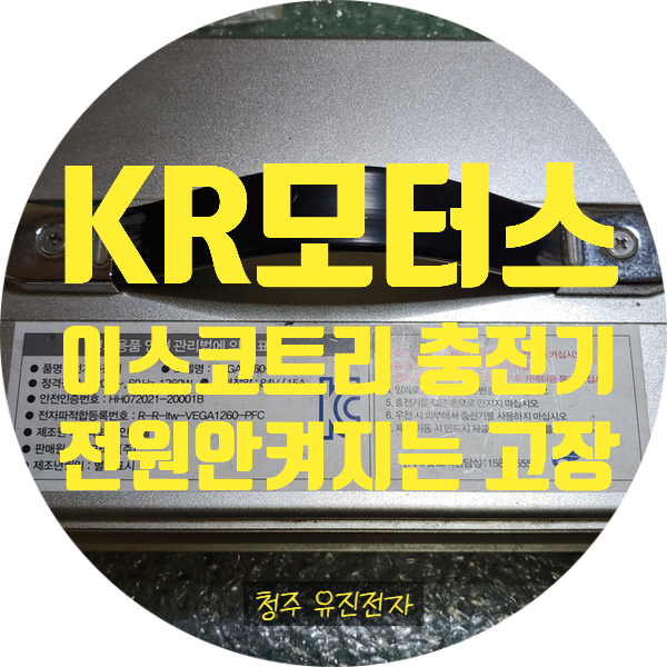  인터웰 VEGA1260-PFC / KR 모터스 이스코트리 충전기 수리