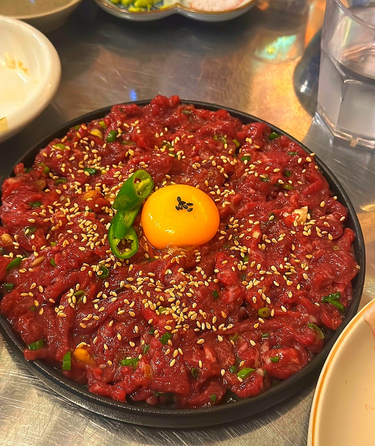  수영 술집 추천 솟간장터  뭉티기와 육회 맛집