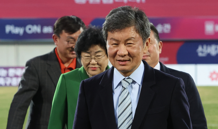 정몽규 대한축구협회장 4선 연임 도전 논란, 허정무와의 2파전 선거 예상 정몽규 대한축구협회장 4선 연임 도전 논란, 허정무와의 2파전 선거 예상