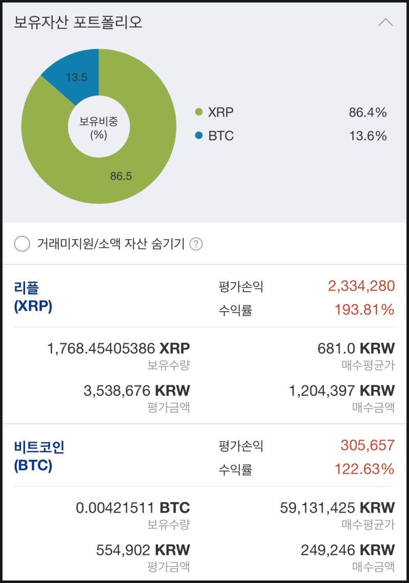 몇년만에 가상화폐 열어보니... 대박인데?(ft. 리플 & 비트코인) : 네이버 블로그