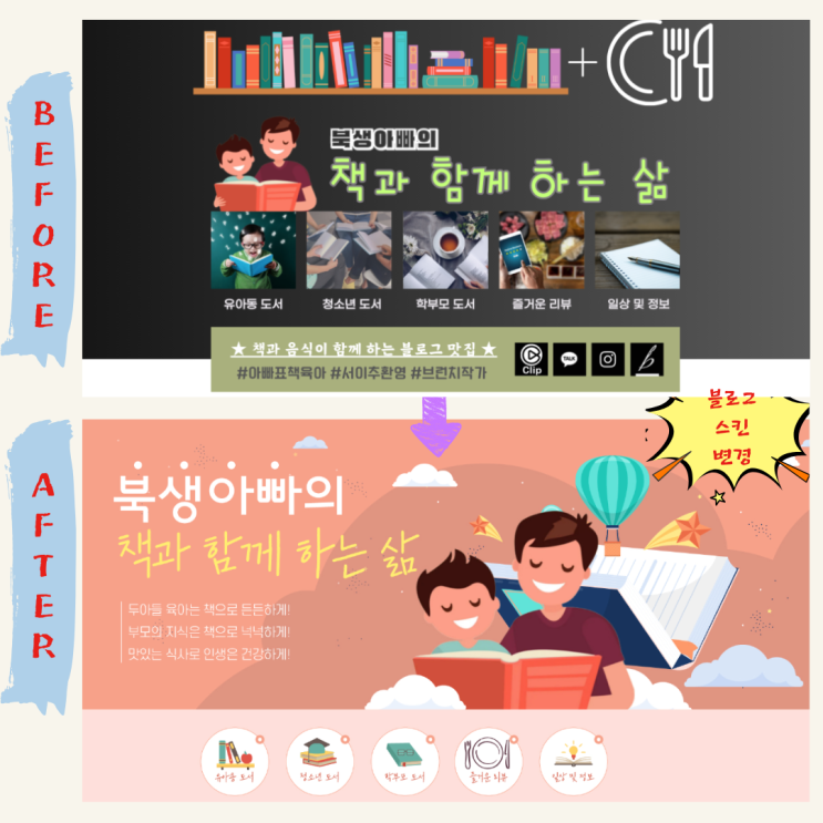  홈페이지형 블로그 스킨디자인 리뉴얼 및 프롤로그 설정법 공유