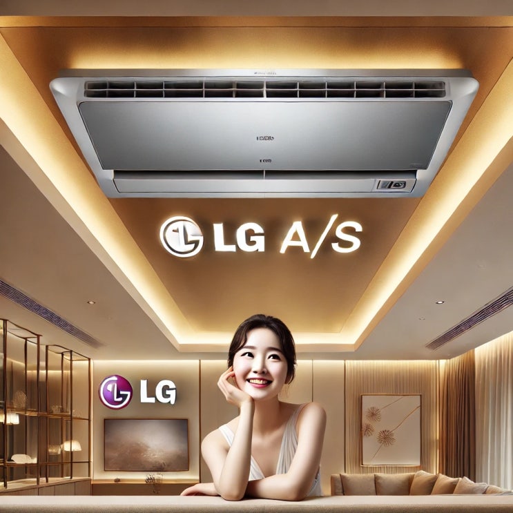  LG엘지 냉난방기 천장 시스템 에어컨 AS 신청