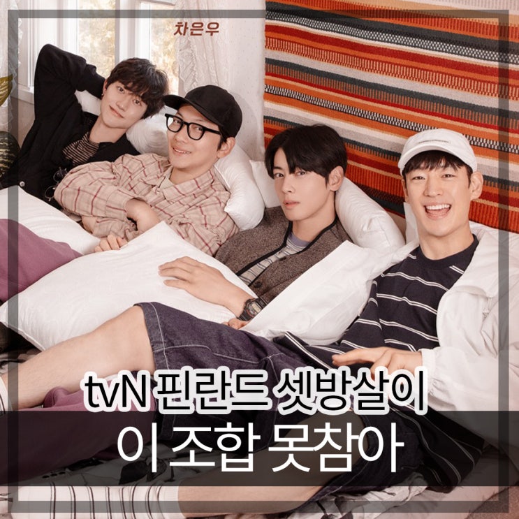 빨리 보고싶은 조합 <b>핀란드 셋방살이</b> <b>차은우</b> <b>이제훈</b> 곽동연... 