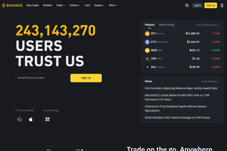  바이낸스 binance 해외 마진 선물거래소 신규가입 20퍼센트 할인권 초대권 오케이엑스 바이비트 거래소 비교 거래수수료 감면 레퍼럴코드 주소