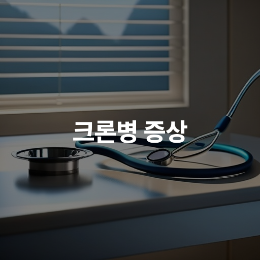 크론병 증상 복통과 설사 소아 성장 지연 주의