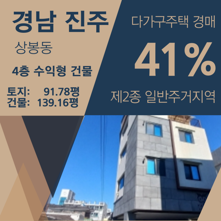 경남 진주시 상봉동 다가구 주택 경매 [41%_4억 220]